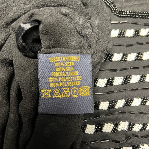 LUISIA SPAGNOLI Silk and Beaded Tank Top LIKE NEW - Picture 4 of 4